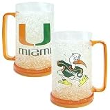 Miami Hurricanes Crystal Freezer Mug