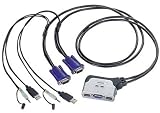 エレコム USBパソコン切替器(2切替) KVM-KU