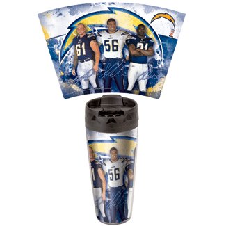 San Diego Chargers 16 oz Travel Mug