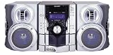 Sharp CD-MPS600 5-Disc CD Shelf System (Silver)