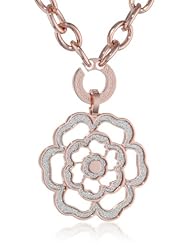 Rebecca "Passion" Bronze Glam Film Necklace, 11"