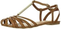 Hot Sale DV by Dolce Vita Women's Zen Fisherman Sandal,Cognac Leather,7.5 M US