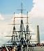 Photograph of Bunker Hill and USS Constitution