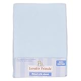 Luvable Friends Fitted Knit Crib Sheet