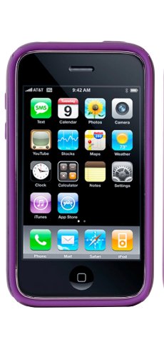 Speck Products CandyShell Case for iPhone 3G, 3G S (Purple/Purple)