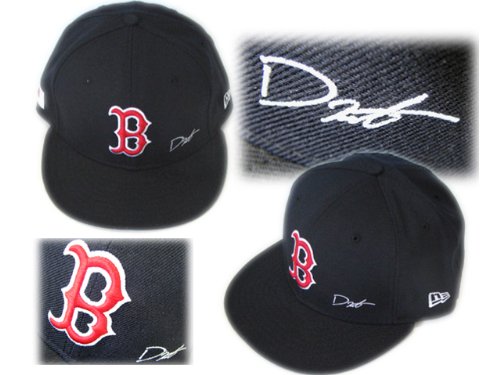 【ニューエラ　MLB(MajorLeagueBaseball)◇正規品】メジャーリーグブランド　BOSTON RED SOX◆松坂大輔サインキャップ★ネイビー