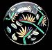 Bird of Paradise Design - Hand Painted - Platter/Serving Plate - 13 inch diameter
