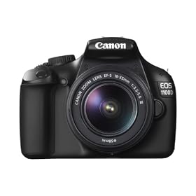 Canon EOS 1100D Fotocamera Digitale Reflex 12 Megapixel + Obiettivo EF-S 18-55 III DC