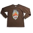 Mis Tee V-Us - Boys Long Sleeve Tee, Brown