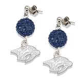 NHL Nashville Predators LogoArt Ovation Earrings
