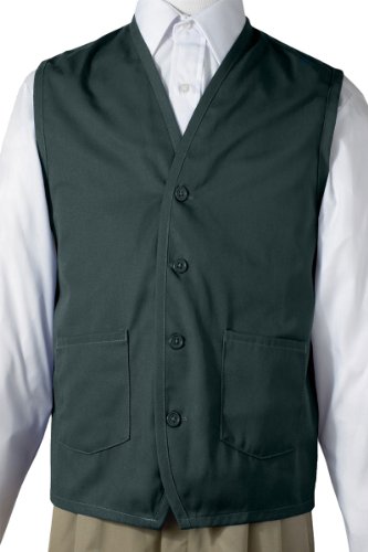 Ed Garments Men's Button Down Front Pockets Apron Vest