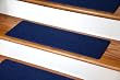 Dean Carpet Stair Treads 23" x 8" - Navy Blue - Set of 13