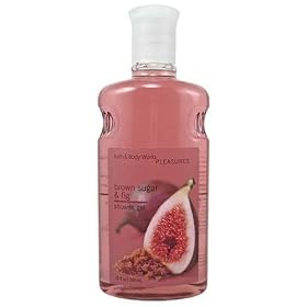 Bath & Body Works Pleasures Brown Sugar & Fig Shower Gel 10 oz