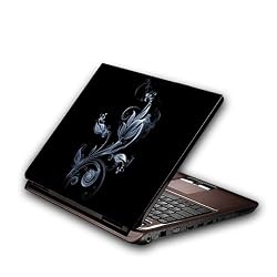 White Flower Notebook Skin Cover