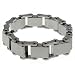 Stainless Steel Bracelet with CZ and bicycle chain title=