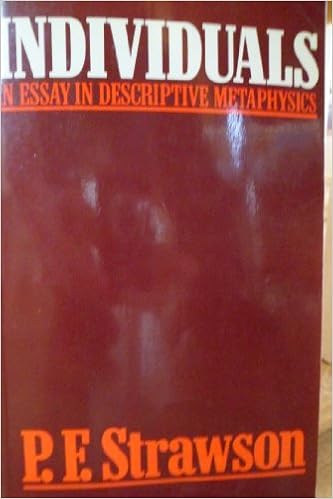 Individuals: An Essay in Descriptive Metaphysics by P F