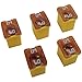 60 Amp 58V Low Profile J-Case Yellow Cartridge Fuses (5) Pack Littelfuse Ljca60