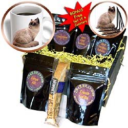 Cats - Himalayan - Coffee Gift Baskets - Coffee Gift Basket by 3dRose LLC