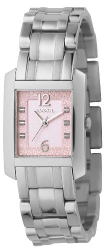 Fossil Women's ES2121 Dress Pink Dial Stainless Steel Watch