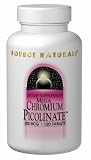 Mega Chromium Picolinate 120 Tabs 300 mcg ( Yeast-Free Chromium ) By Source Naturals