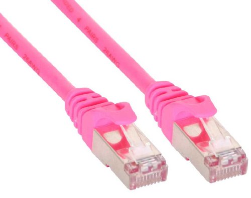 INLINE Patchkabel Cat.5e SF/UTP pink 10m Preisvergleich