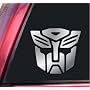 Transformers Autobot Vinyl Decal Sticker - Shiny Chrome