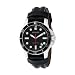 Wenger Men's 72325 Battalion III Diver Black Dial Black Leather Watch