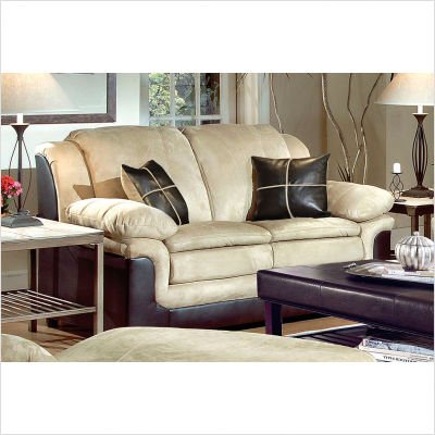 Brookhaven U477L Carson Loveseat in Two Tone