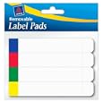 Avery Removable File Folder Label Pad, 1/3 Cut, Assorted Side Bar, 160 Labels (22027)