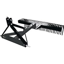 Northern Industrial 3-Pt. Landscape Rake - 6Ft.L