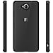 Lumia 650 Case, LK [Crystal Clear] [Air Hybrid] Shock Absorbing Anti Scratch Ultra Slim Bumper Case with Clear Back Panel Cover for Microsoft Lumia 650 (Black)