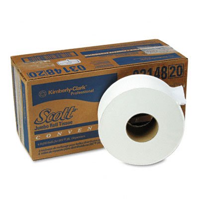 Kimberly-Clark Professional : SCOTT JRT Jr. Jumbo Roll Bathroom Tissue, 9