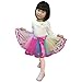 Jastore Girls Layered Colorful Tutu Skirt Dance Princess Ballet Dress