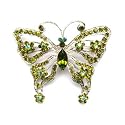 Green Butterfly Brooch