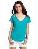 Lucky Brand Womens Collette Lace Tee