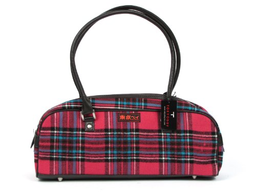 TOKYObay Tartan Plaid Baguette Handbag Bag