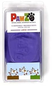 Pawz Natural Rubber Dog Boots - Large