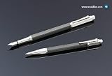 Caran d' Ache Varius Carbon Fiber Fountain Pen - Carbon Fiber, Fine Nib 4490.007