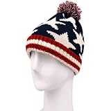 TrendsBlue Premium Unisex Warm Knit USA American Flag Style Beanie Hat- Diff Designs