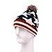TrendsBlue Premium Unisex Warm Knit USA American Flag Style Beanie Hat- Diff Designs
