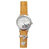 LANEVE ランイブ ハート型チャーム付き オレンジ L-3010-7