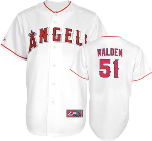 Hideki Matsui Jersey: Adult 2010 Majestic Home White Replica #55 Los Angeles Angels of Anaheim Jersey