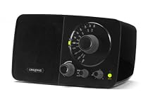 Creative SoundWorks Radio 705 FM/AM Tuner (AUX-Eingang und Kopfhöreranschluss) schwarz