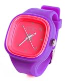 Epic Timepieces: The Catalyst- Hot Pink on Purple (Includes Additional White Band)