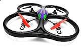 WL Toys V262 Cyclone UFO 4 Channel 6 Axis Gyro Quadcopter 2.4Ghz Ready to Fly (Green)