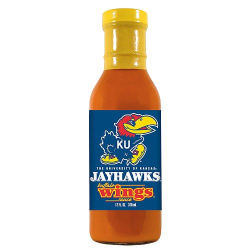 Kansas Jayhawks NCAA Buffalo Wings Sauce - 12oz by Hot Sauce Harry