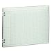 Wilson Jones Green Columnar Ruled Ledger Paper, Double Page Format, 20 Columns and 36 Lines per Page, 11 x 14 Inches, 100 Sheets per Pack (WG30-20A)