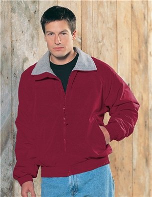 Premium Quality Mens Toughlan Nylon Survivor Jacket With Panda Fleece Lining - Maroon