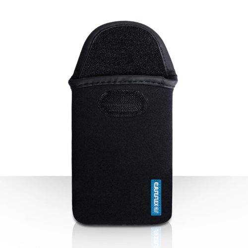 Samsung Galaxy Note 3 Case Black Neoprene Pouch Cover With Caseflex Logo