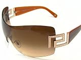 Versace - VERSACE 2083-B 2083B Orange 1052/13 Sunglasses Brown Gradient Lenses Size: 105